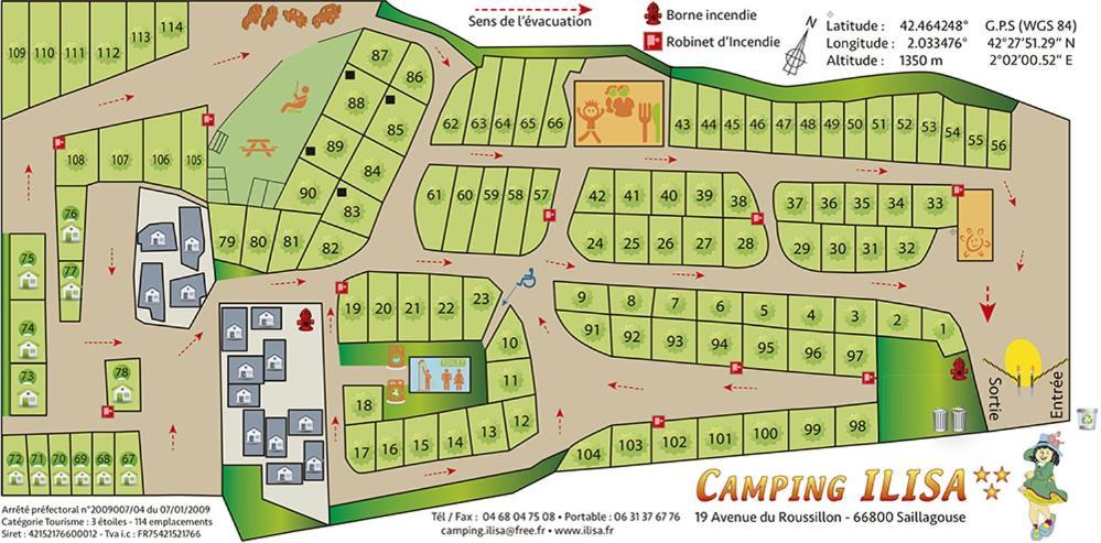 Mobil Home Dans Camping Saillagouse Exterior foto